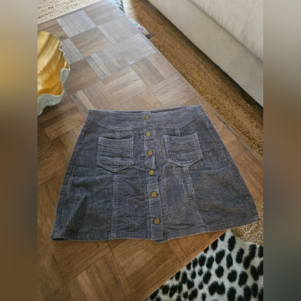 She + Sky Corduroy Skirt